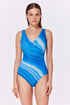 Gottex Marble Dream V-Neck Surplice One Piece